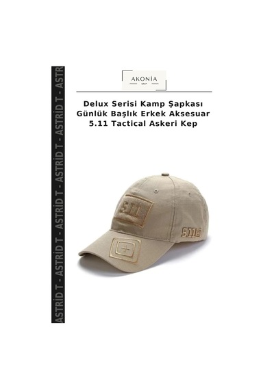 Astrid T Delux Serisi Kamp Şapkası Günlük Başlık Erkek Aksesuar 5.11 Tactical Askeri Kep Çok Renkli