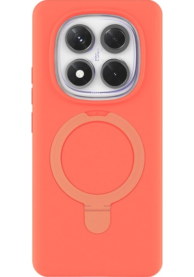 Mey İthalat Redmi Note 14 Pro 4g Regal Magsafe Standlı Kapak - Turuncu