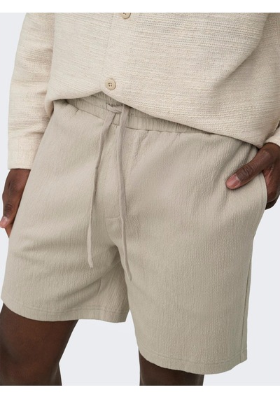 Only & Sons Eddie Erkek Bej Şort 22037537-slg Krem