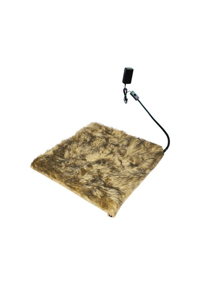 Kedi Minderi Isıtmalı Model 45x45cm 12v Adaptörlü Su Geçirmez Kdtes55