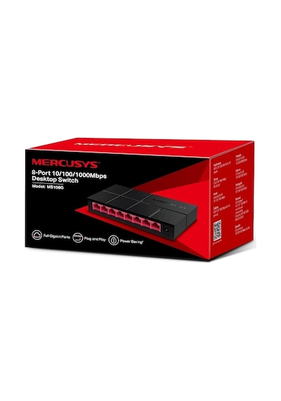 Tp-link Mercusys Ms108g 8-port Gbit Desktop Switch