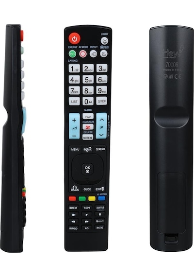 LG Uyumlu Rm-l999 Netcast Tuşlu Yazısız Lcd Led Tv Kumanda