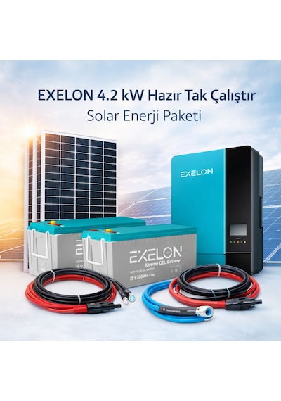 Exelon 4.2 Kw Hazır Solar Enerji Paketi