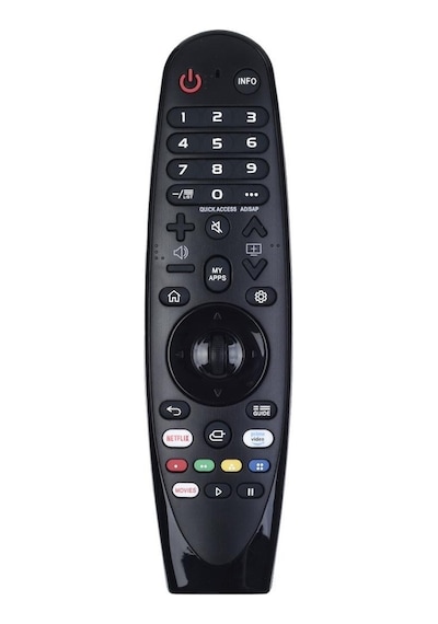 Universal LG Uyumlu Netflix Prime Video Movies Tuşlu Sihirli Kumanda Ses Komutsuz Led Tv Uzaktan Kumanda Tr-507