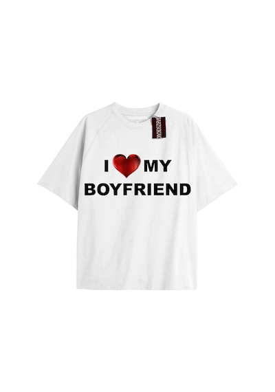 Tarzsokak I Love My Boyfriend Beyaz