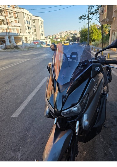 Motocam Yamaha Xmax Ön Cam 2014-2017 Model 36cm Füme Renkli 4mm Sportif