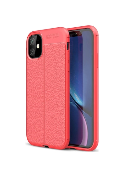 İphone 11 Kılıf Auto Focus Kapak - Kırmızı