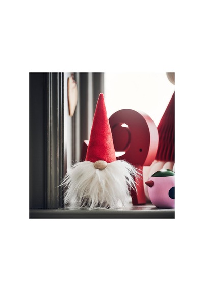 Ikea Vinterfint Noel Baba, Kırmızı, 19 Cm