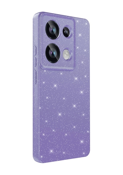 Redmi Note 13 Pro 4g Kılıf Kamera Korumalı Simli Lüks Klfs Koton Kapak - Gri Gri