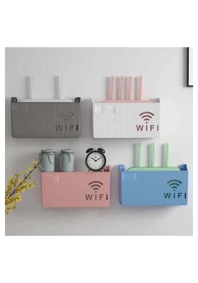 Tineke Gri Wifi Kutusu Duvar Asılabilir Sigorta Ve Modem Saklama Kutusu 25x15x6 Cm Gri