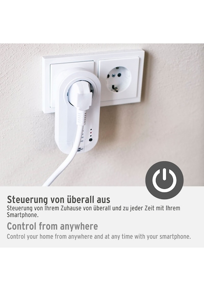 Brennenstuhl Wifi Özellikli Zaman Ayarlı Ses Kontrollü Akıllı Priz, Standart