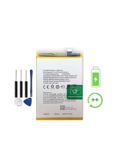 Realme C12 İle Uyumlu A+ Kalite Pil Batarya Blp793
