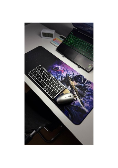 Solo Leveling Anime V2 - 70x30 Xl Gaming Kauçuk Kaymaz Taban Mouse Pad Fare Altlığı