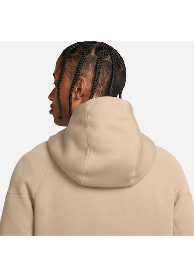 Nike Tech Fleece Full Zıp Hoodie Erkek Sweatshırt-fb7921-247 Kahverengi