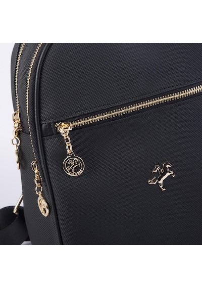 Nas Bag Kadın Sırt Çantası Siyah Lacste Çok Renkli