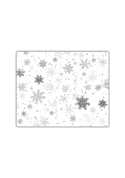 Kar Taneleri Baskılı Mouse Pad 22x18 Cm