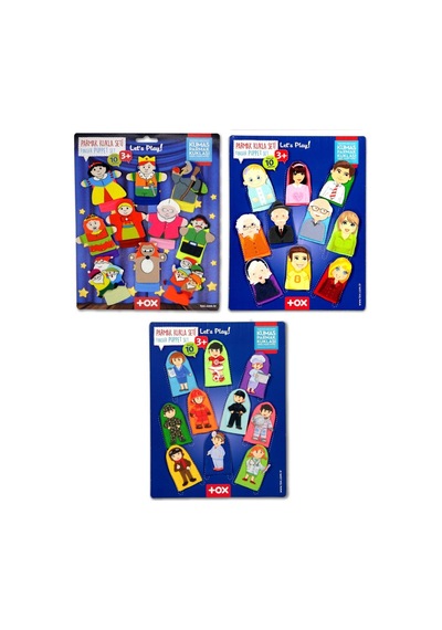 3 Set - 30 Parça Tox Masal Kahramanları. Meslekler ve Aile Bireyl