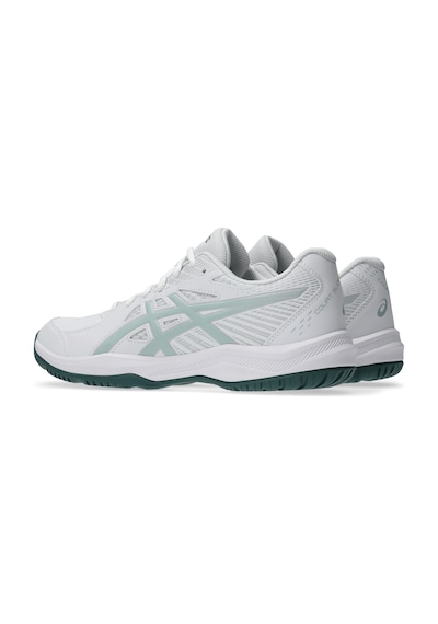 Asics Court Slide 4 Erkek Tenis Ayakkabısı Beyaz - Yeşil