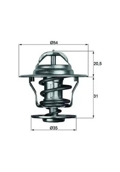 Vw Golf 3 Termostat 1.8 1992-1997 Aam Mahle Tx1371d