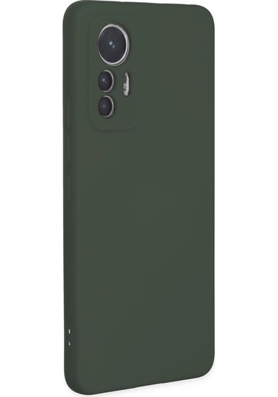 Uryport Xiaomi Mi 12 Lite Kılıf Nano İçi Kadife Silikon - Koyu Yeşil