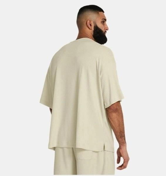 Under Armour Ua Rival Waffle Crew Erkek T-shirt-30876 Beyaz