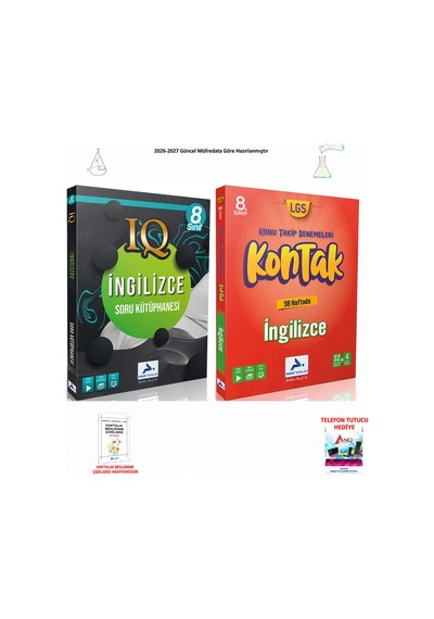 Paraf 8. Sınıf Lgs İngilizce Iq+kontakt 2 Kitap Seti