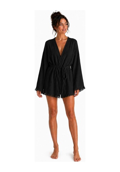 Mulberry Layra Kadın Ekru Müslin Kimono Bornoz Kuşaklı, Püskül Detaylı, Oversize Rahat Kesim Plaj & Ev Giyim Siyah Mulberry Layra Kadın Ekru Müslin Kimono Bornoz Kuşaklı, Püskül Detaylı, Oversize Rahat Kesim Plaj & Ev Giyim Siyah