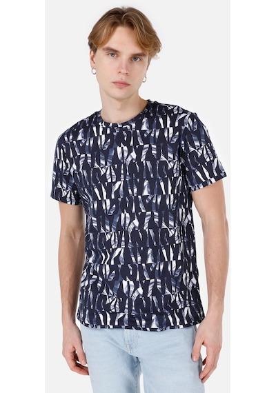 Colin's Colins Lacivertvert Erkek Tshirt K.Kol Cl1068417 Q1.V2 Nav Lacivert