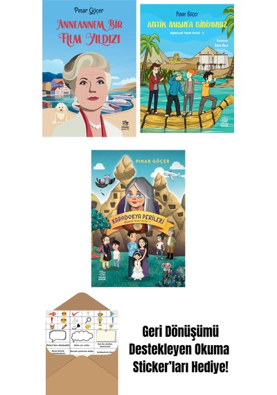 Anneannem Bir Film Yıldızı + Antik Mısır A Gidiyoruz Eğlenceli Tarih Serisi 2 + Kapadokya Perileri Efsanevi Yerler Serisi 1