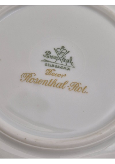 Rosenthal Bavaria Kahve Fincan Tabağı 11cm Çok Renkli