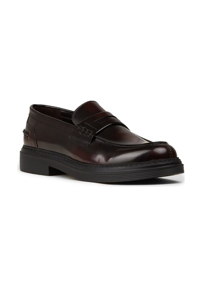 Deery Erkek Bordo Hakiki Deri Loafer Ayakkabı - 02021mbrdc01 Bordo