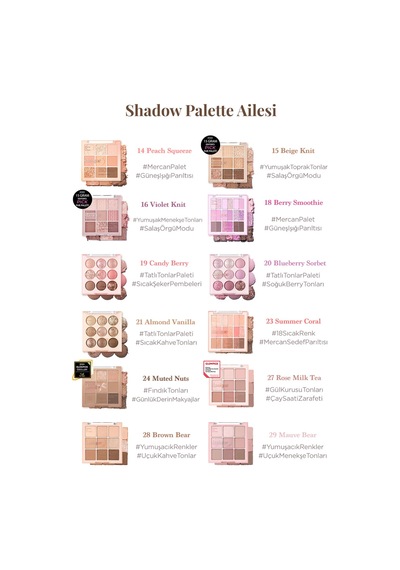 Dasique Mat Ve Işıltılı Renk Seçenekleri Sunan Far Paleti Shadow Palette 10 Autumn Breeze 10 Autumn Breeze