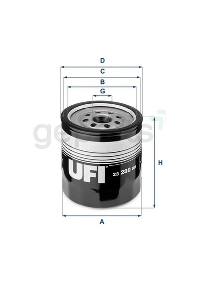 Yag Filtresi Connect 2002-2014 1.8tdcı / Transıt 1992-2000 T15 / Focus 1998-2005 1.8tdcı Atom Tipi