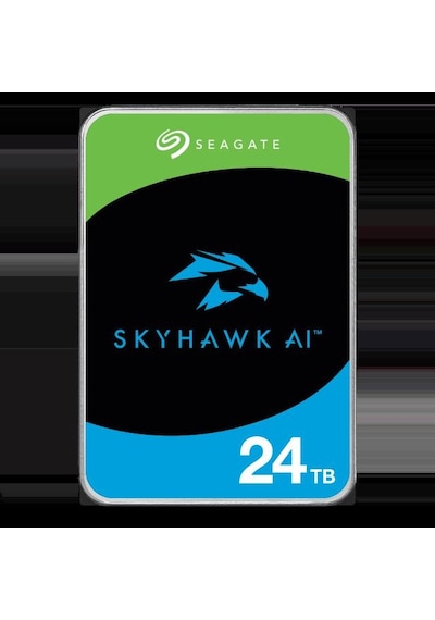 Seagate 3.5" 24tb Skyhawk Aı St24000ve002 7200 Rpm 512mb Sata-3 Güvenlik Diski Distribütör
