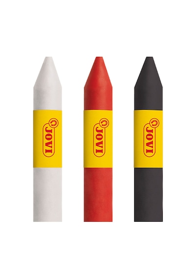 Jovı 175sc Yüz Boyası Stik Kalem 5,6gr Kırmızı-beyaz-siyah- 3'lü Renksiz
