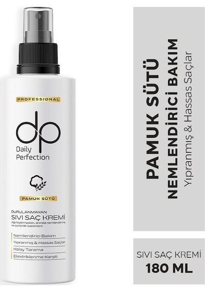 Dp Daily Perfection Şampuan Moringa Yağı 425 ML X 2  & Sıvı Saç Bakım Kremi Pamuk Sütü 180 ML Set