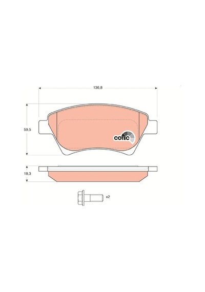 Renault Kangoo Megane Ön Fren Balatası 2001-2008