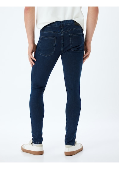 Koton Super Skinny Fit Kot Pantolon - Justin Jean İndigo Stone 5wam40084ıd İndigo - Taş Koton Super Skinny Fit Kot Pantolon - Justin Jean İndigo Stone 5wam40084ıd İndigo - Taş