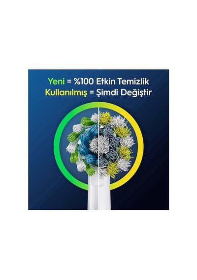 Oral-b Cross Action X-filament Şarjlı Diş Fırçası Yedek Başlığı 4 Adet