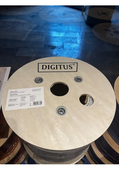 Dıgıtus Cat 6 Halogen Free U/utp Lszh Dk-1613 500 Metre23awg Gri