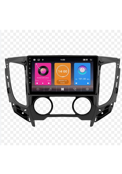 Foxus Mıtsubıshı L200 Mc 2015+ 4gb Ram 64gb Hafıza Android Dokunmatik Ekran Oto Teyp - Carplay Wifi Gps Bluetooth Kamera Destekli Oem