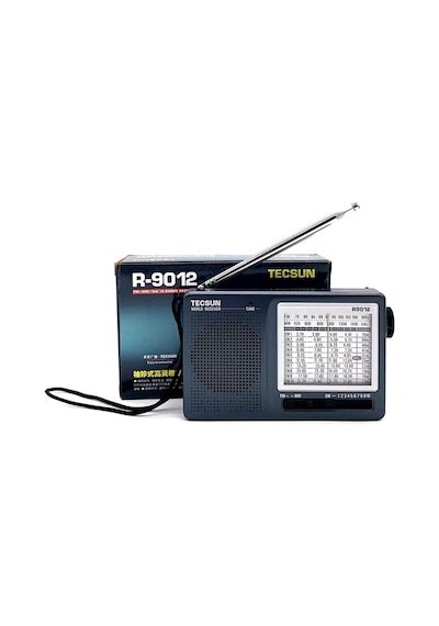 Lexroo Tecsun R-9012 Taşınabilir Analog Radyo Kısa Dalga Fm Stereo Alıcı Fm/mw/sw 12 Bantlı Dünya