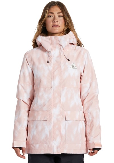 Dc Dc Kadın Snowboard Ceketi Cruiser Pembe Desenli Xmmz Pembe