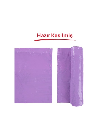 Koroplast Lavanta Kokulu Büyük Boy Büzgülü Çöp Poşeti 10'lu 65x70