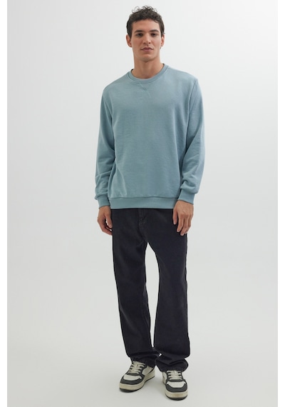 Tudors SWEATSHIRT COTTON PLAIN-26566 Mavi