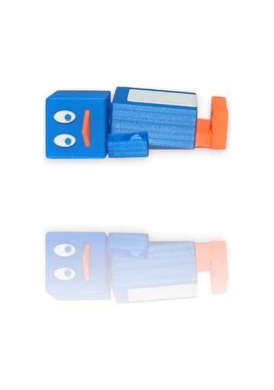 Super Bear Adventure, Baaren-şika, Penguen, Tilki, Tavşan, Timsah, Arı Loy3d 9 Cm Mavi
