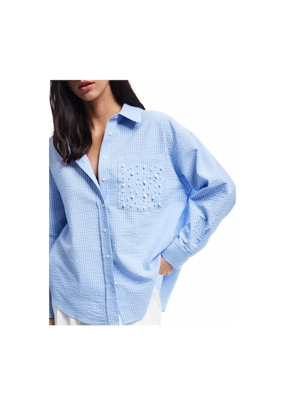 Koton Uzun Kollu Dokulu İnci İşleme Detaylı Cepli Oversize Gömlek Mavi Çizgili 5sak60038ew Mavi Çizgili Koton Uzun Kollu Dokulu İnci İşleme Detaylı Cepli Oversize Gömlek Mavi Çizgili 5sak60038ew Mavi Çizgili
