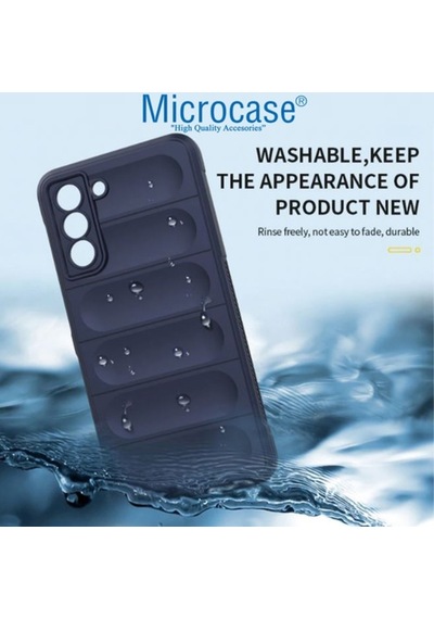 Microcase Samsung Uyumlu Galaxy S21 Miami Serisi Silikon Kilif-Siyah 552838963