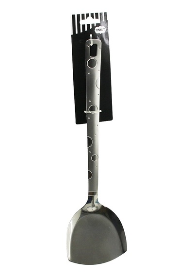 Çelik Spatula 36 Cm Desenli Sarı