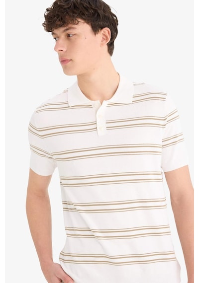 DeFacto Regular Fit Polo Yaka Kısa Kollu Yumuşak Tuşeli Triko Tişört E2665AX25SPER100